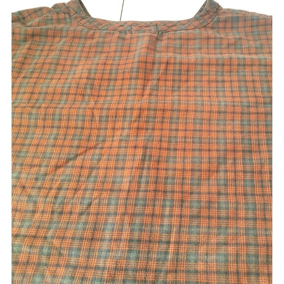 Men's Night Shirt Harley Davidson Flannel Long Sleeve Vintage XL - Picture 9 of 11